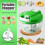 Manual Food Processor ,Portable Hand Pull String Garlic Mincer Onion Cutter for Veggies,Ginger,Fruits 2