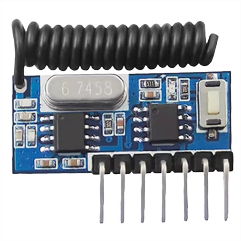 433Mhz Receiver Learning Code Decoder Module 433Mhz Wireless 4 Ch Output For Remote Controls 1527 2262 Encoding 1Pcs 4852240148792