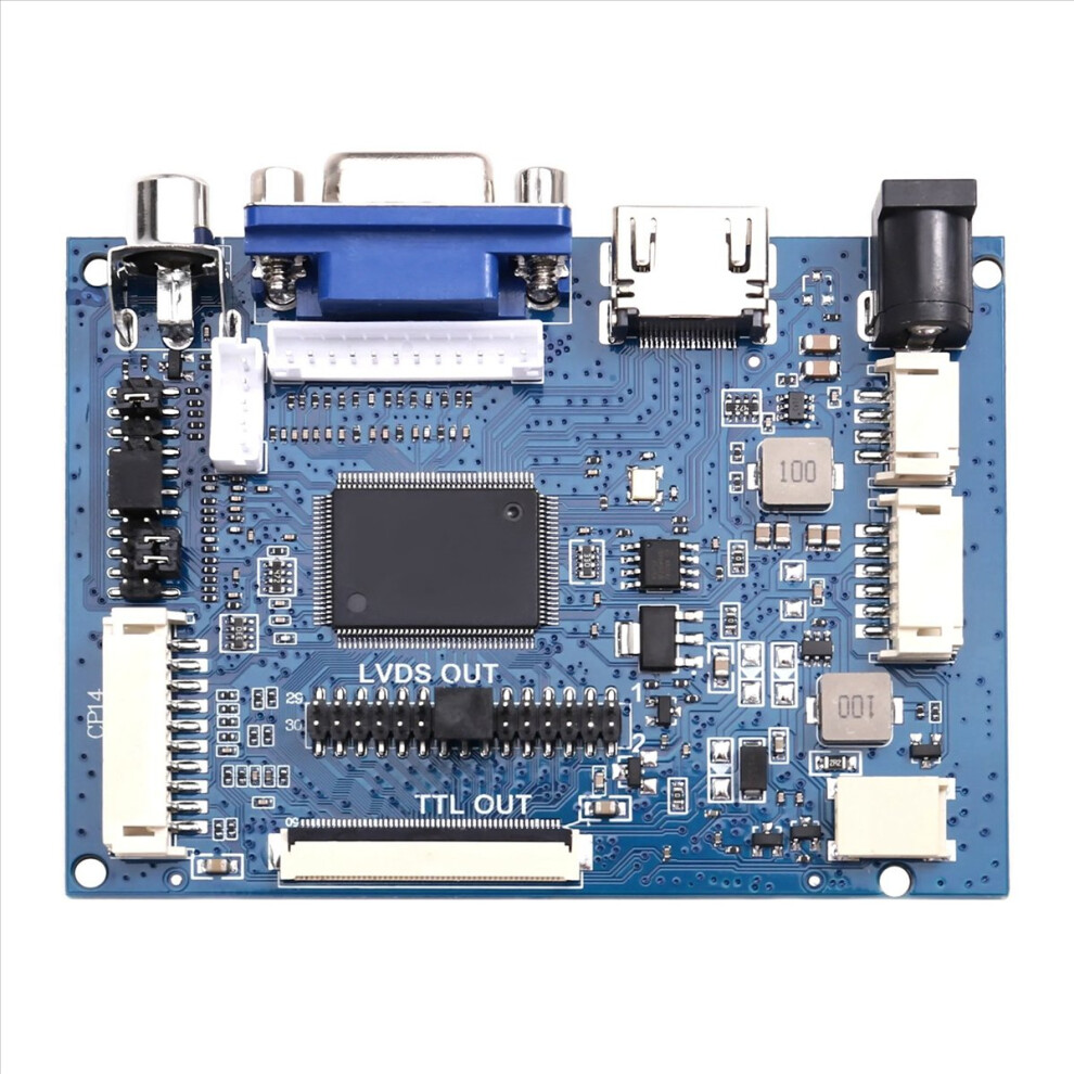 Pcb800099 Lcd Screen Car Gps Display Lcd Driver Board Vga Av To Ttl Rgb Lvds 4852240148860