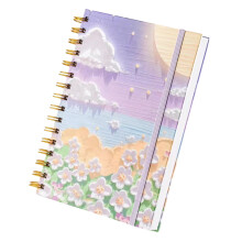 Un carnet à 5 spirales, papeterie esthétique, carnet de voyage-6