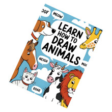 Livre de coloriage éducatif, page-Livre de peinture animaliÚre