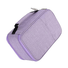 Pen Holders Coloured Pencil Storage Bag Pencil Case for-Purple