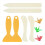 Bone Folder Tool, Paper Folding Tools,Plastic Bone Folder Paper Creaser,for Making Paper Crafts Quilting Leathercraft 1