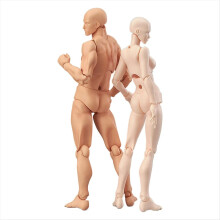 Tekenfiguren voor kunstenaars, Actiefiguurmodel, Klein model met gelede tekening, Stop-motionfiguur voor schetsen A