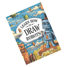 Livre de coloriage éducatif et-Livre de peinture de robots