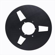 3-gats 10,5 inch open spoel audiotape lege hub reel-to-reel recorders met schijf nieuwe aluminium accessoires zwart