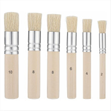 Set di 6 pennelli stencil multi-dimensione per pittura acrilica, a olio e ad acquerello su varie superfici
