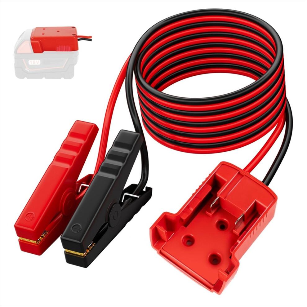 For 18V Li-Ion Battery Jumper Cables 12Awg Cable Power Battery Jump Starting Adapter Auto Booster Cable 4852240149539