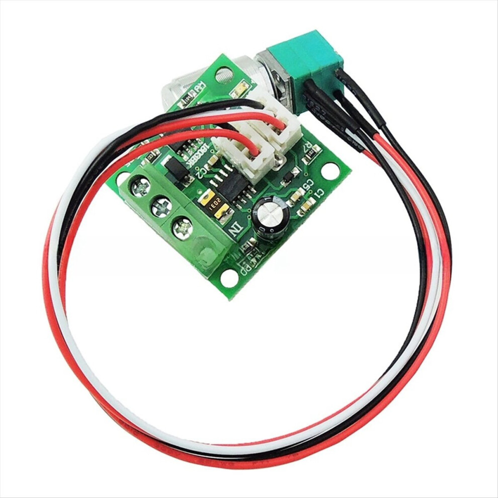 1803Bkw Pwm Motor Speed Controller 1.8-12V 2A 30W Adjustable Dc Regulator Switch For Diy Projects And Robotics 4852240145418