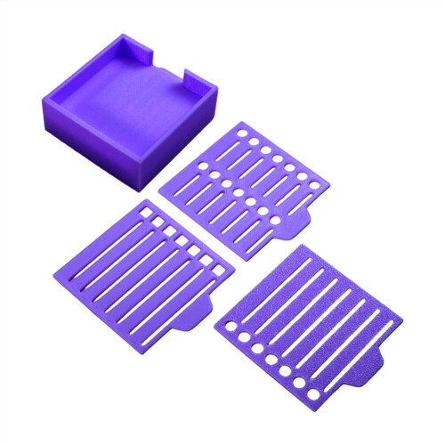 Stencil per note adesive compatibile con Post Notes, base per blocchi adesivi 3x3 con 2 stencil inclusi, organizer per blocco note 2