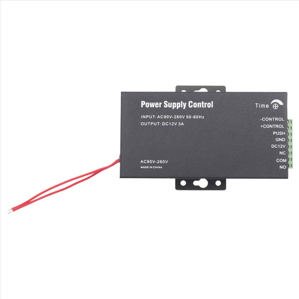 Access Control Power Supply Transformer Door System Adapter Ac110-240V Covertor System Machine Black Dc12v 3A 4852240170830