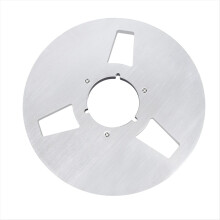 3-gats 10,5 inch open spoel audiotape lege hub reel-to-reel recorders met schijf nieuwe aluminium accessoires zilver