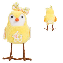 Lovely Easter Bird Figurine Easter Holiday Decoration-Yellow