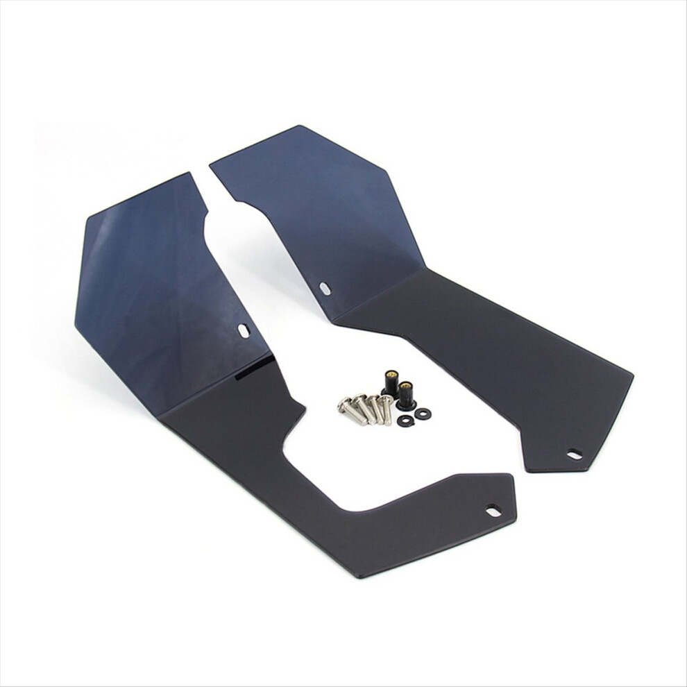 Motorcycle Side Windshield Windscreen Handshield Wind Deflector For Vfr1200x Crosstourer 2012-2015 Smoky Gray 4852240161135