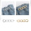 Twist Shape Adjustable Jean Button Waist Fastener Pin-silver 4
