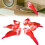 Realistic Bird Artificial Birds Decorative Sculpture-Orange 3