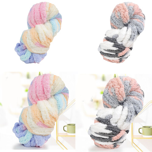 Cotton Winter Knitting Threads Soft Sweater Hat-Honey coffee 2