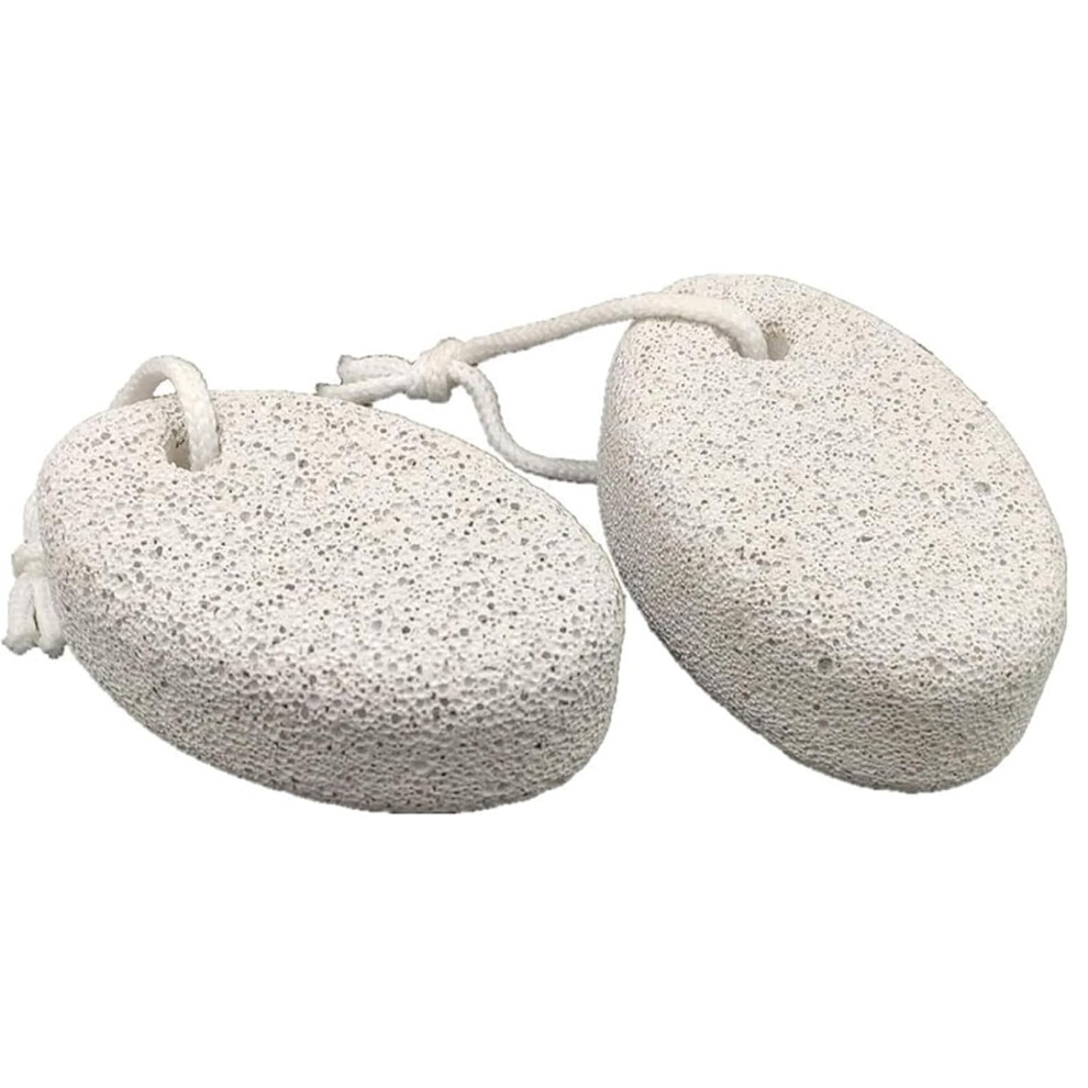 Pumice Stone for Feet 2PCS Foot Callus Remover Natural Lava Pedicure Tool for Dead Skin Exfoliation