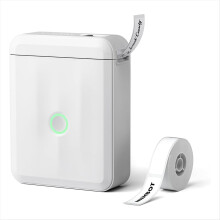 D110 Upgraded Version Mini Label Maker Machine,Portable Bluetooth Thermal Printer,for Office Home Kitchen School, White