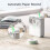 D110 Upgraded Version Mini Label Maker Machine,Portable Bluetooth Thermal Printer,for Office Home Kitchen School, White 2