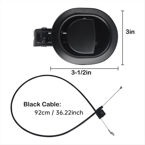 Recliner Pull Handle Replacement with Pull Handle and Release Cable.Repair Recliner Mechanism Parts Couch Sofa Chair 1