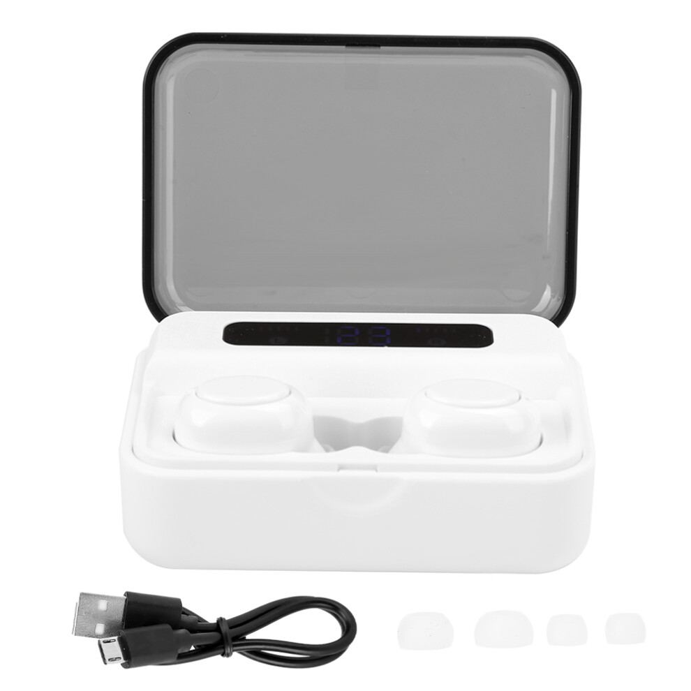 Bluetooth 5.1 Touch Control Wireless Earbuds Noise Reduction Led Display Voice-Isolating Microphone Powerbank Feature Ipx5 Waterproof High-Definition 9420858059455