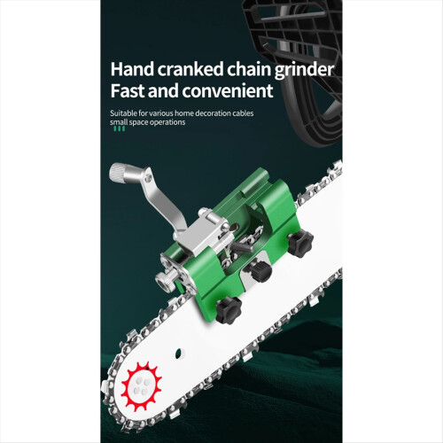 Handle-Type Chainsaw Sharpener Chain Saw Blade Sharpening Stone File Woodworking Abrasive Tools Hand Tool 2