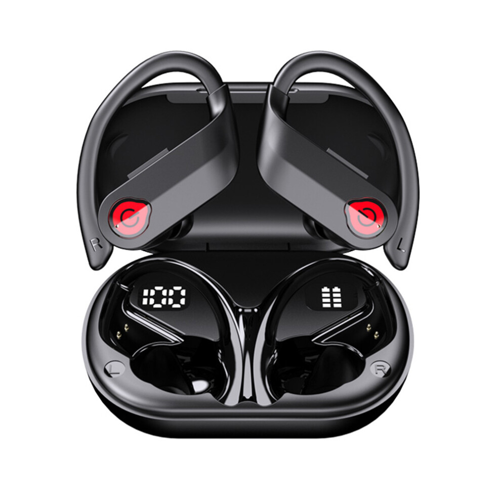 Bluetooth 5.3 Wireless Earbuds With Over Ear Earhooks,Long Playtime Up To 120H And Dual Led Display,Ipx7 Waterproof Sweatproof Design For Active Users 9420858077459