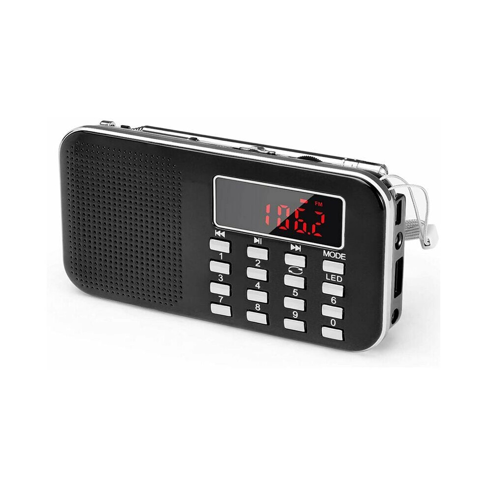 Compact Fm Radios Walkman,Your Ultimate Travel Buddy,Supports Usb Flash Disk/Micro Sd Card/Mp3 Playback,Battery Powered Radio, Good Quality, Durable 9420858129196
