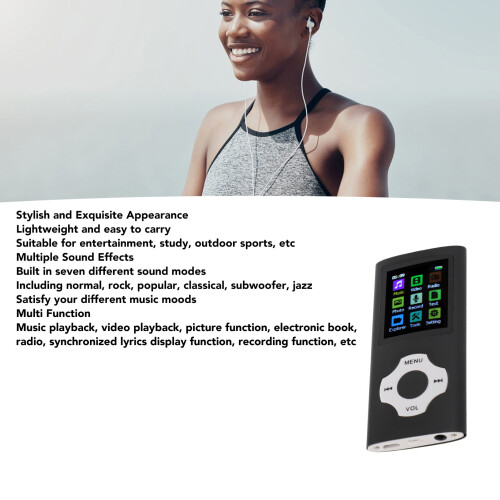 MP3 Player με ποιότητα ήχου HIFI χωρίς απώλειες και τσιπ ψηφιακής μείωσης θορύβου, 2