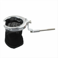 Motorfiets achterpassagier bekerhouder aangepaste onderdelen bekerhouder toevoegen drankbekerhouder voor Gold Wing GL1800 zilver