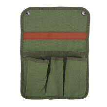 Aufbewahrungstasche für faltbare Outdoor-Stühle, leichtes und strapazierfähiges Canvas mit 4 Taschen, wasserdicht, abriebfest, faltbarer Organizer