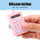 Αριθμομηχανή σιλικόνης, φρέσκια και μοντέρνα μίνι αριθμομηχανή, χαριτωμένο 7
