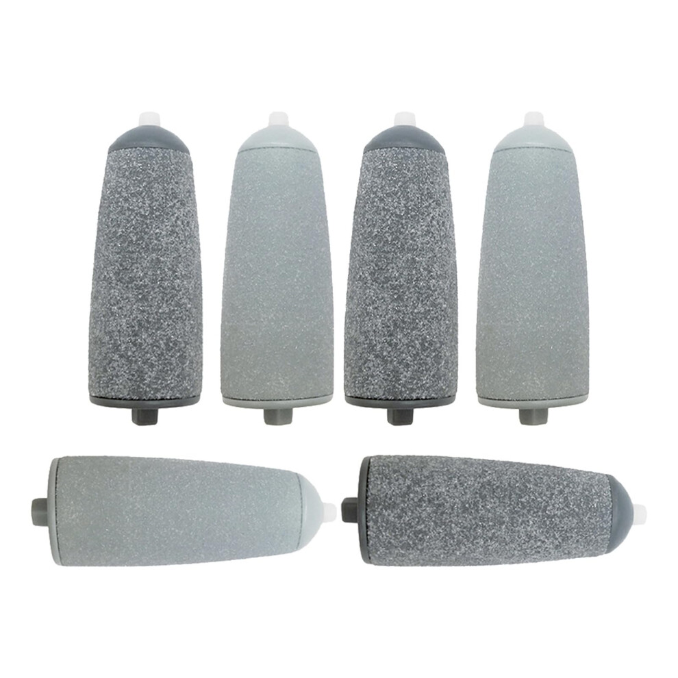 6pcs Electric Foot File Replacement Heads Washable Callus Grinding Rollers for Dead Skin Removal