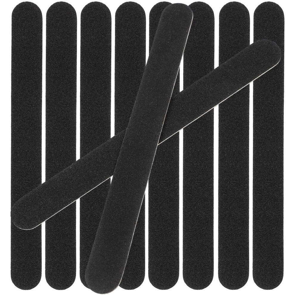 100pcs DoubleSided Nail File Strips Reusable Professional Manicure Pedicure Buffing Tools Bulk
