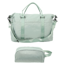 Borsa da viaggio Weekender Overnight con tasca impermeabile per uomo e donna, grande capacità, poliestere di alta qualità, hardware in acciaio