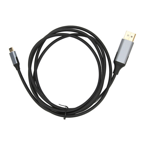 Καλώδιο USB C σε Displayport με θήκη από κράμα αλουμινίου, βίντεο υψηλής ευκρίνειας για