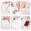 Cake Scraper Set with Fondant Smoother, 3 Pcs Plastic Decorating Tools for Baking and Icing 2