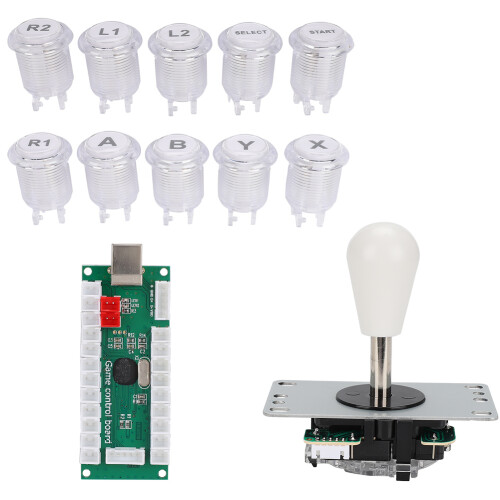 Zero Delay USB Encoder For Arcade Game Machine LED Arcade Game DIY Parts Game Controller Support Raspberry Pi Retro Controller Heat Resistant Plastic 2