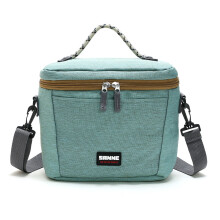 Isolierte Lunchtasche mit verstellbarem Gurt, wiederverwendbar, wind- und wasserdicht, wärmeisolierend, Kühlbox für Outdoor-Aktivitäten, geeignet