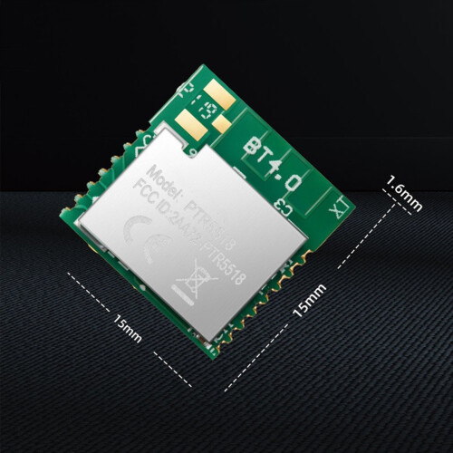 Module Bluetooth NRF51822 compact, émetteur-récepteur 2,4 GHz, module Bluetooth à haute stabilité 1