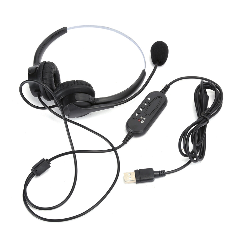 Usb Headset With Microphone For Computer,Volume Control And Detachable Ear Pad Noise Cancelling Headphones, Clear Sound, Clear Sound, Clear Sound 9420858082958