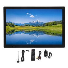 Kompakt LED-TV med genopladeligt batteri, HD-skærm, udskiftningsskal til bærbar brug, ATSC-tuner, indbygget stativ, HDTV 1080P, god kvalitet