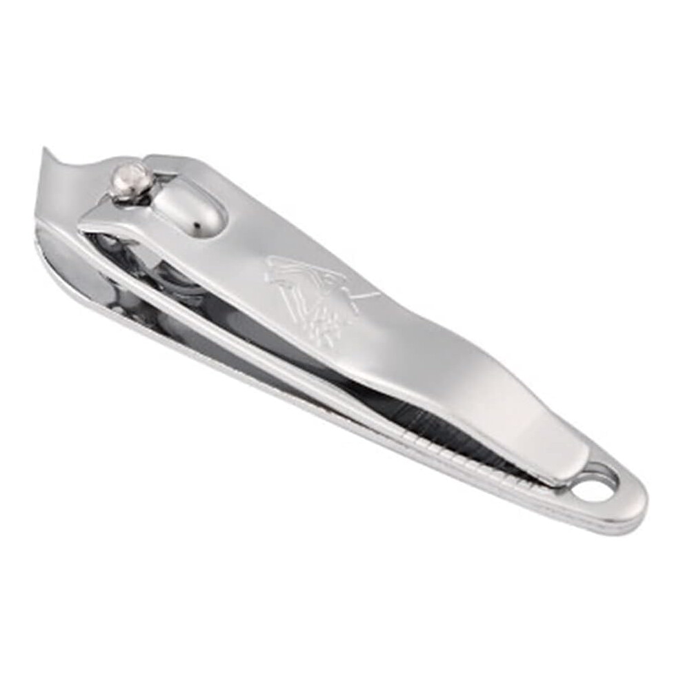 2Pcs Stainless Steel Nail Clippers with Slanted Edge and Cuticle Cutter for Manicure Pedicure