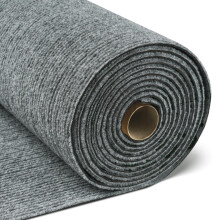 Large Dark Grey Peel and Stick Carpet Tiles with Padding, Non Slip for Bedroom Living Room Indoor Outdoor