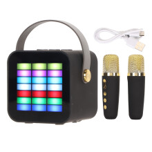 FM-radio wekker met LED-display, retrostijl, draagbaar ontwerp, draadloze Bluetooth-luidspreker, Hi-Fi geluidskwaliteit, ingebouwde oplaadbare