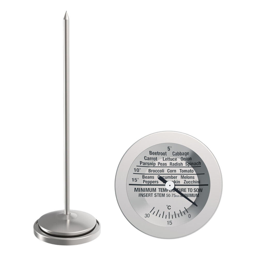 Soil Tester Meter Stainless Measuring Probe Temperature Monitors 7704000506137