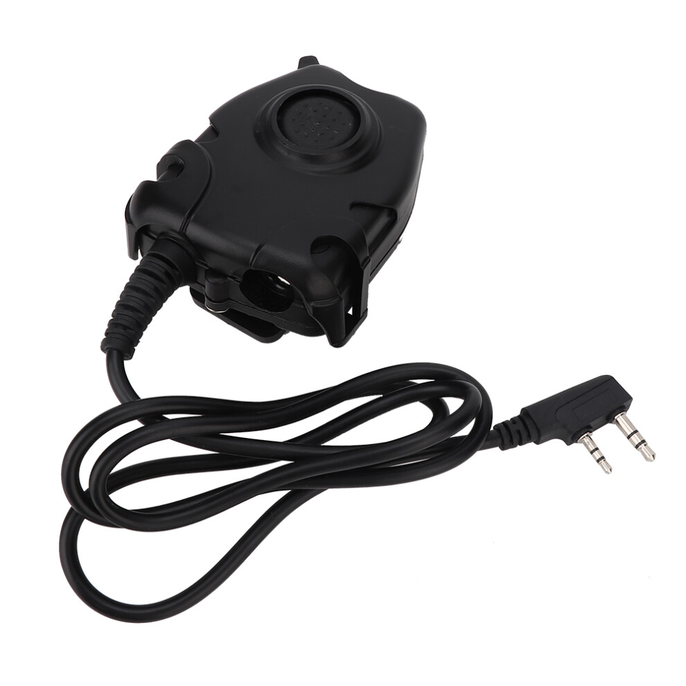 Civilian Version Tactical Headset Adapter Kenwood Ptt Compatible Universal 7.00Mm Jack 360 Degree Rotation Soundproof Design For Tactical 9420858156833