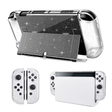 Custodia rigida per Nintendo Switch OLED, custodia protettiva dockable con caratteristiche antigraffio e assorbimento degli urti, buona qualità,