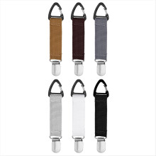 6 PCS Hat Clip for Travel on Bag,Elastic Hat Holder Hands Travel Hats Clip,for Traveling Bags Backpacks Purses Luggage